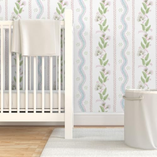 Spoonflower Grandmillennial Peel and Stick Wallpaper - Image 6