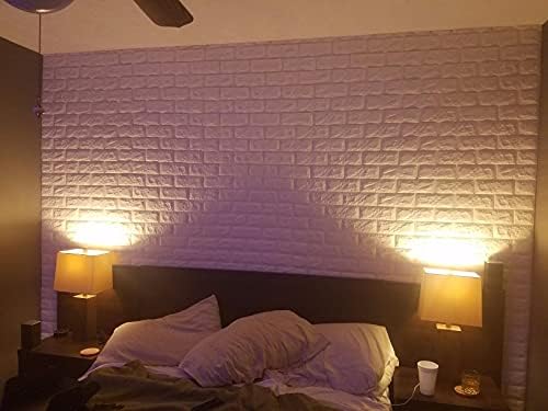 Art3d 11-Pack Durable Faux Brick Peel and Stick 3D Wall Panels - Image 2