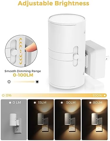 L LOHAS LED Night Light Plug in, Night Lights Plug into Wall, Soft White - Image 3
