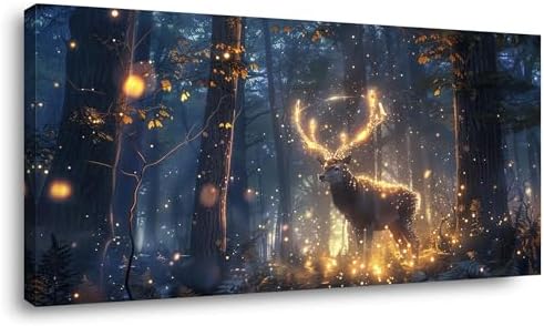 Fantasy Milu Deer Animal Wall Art by Lasdel