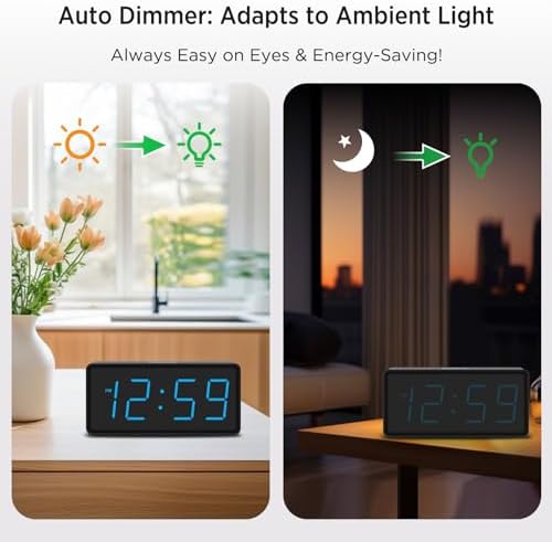 Peakeep Battery Operated Digital Alarm Clock - Image 3