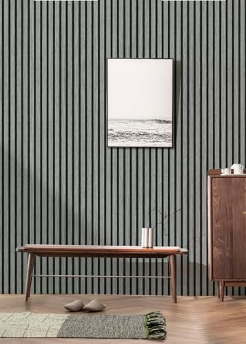 myforHD Wallpaper Peel and Stick Wood Grating Stripe Self-Adhesive Wallpaper - Image 4