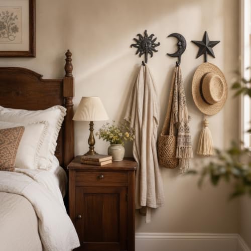 Frienda Cast Iron Hook, Antique Decorative Wall Hooks Hanger - Image 5