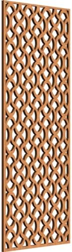 Resort Decorative Pierced Fretwork Wood Wall Panels, 11 3/8"W x 29 3/8"H x 1/4"T by EkenaMillwork