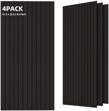 TO-TH Sound Proofing Wall Panels Decorative Acoustic Panel 4 Pack by TO-TH