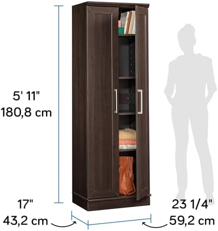 Sauder HomePlus Storage Cabinet/ Pantry cabinets, Dakota Oak finish - Image 3