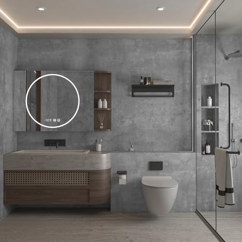 Gray Concrete Wallpaper Peel and Stick Cement Contact Paper 31x157 inch - Image 3