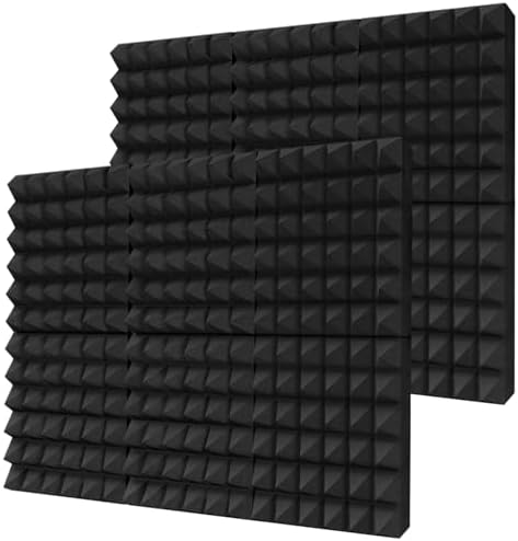 TroyStudio Thick Acoustic Foam Panels, Dense Soundproof Padding Tile, Recording by TroyStudio