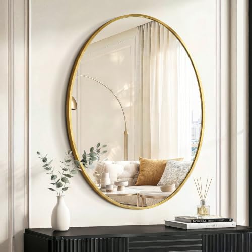 Oval Bathroom Mirror for Wall by LawadaMirror