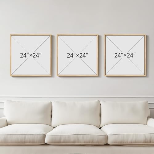 Large Framed Minimalist Abstract Wall Art - Image 3