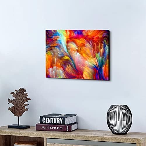 Abstract Colorful Canvas Wall Art Modern Farmhouse Wall Decor 12x16” - Image 4