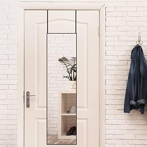 ANYHI 47"x12" Full Length Mirror Over the Door Hang or Wall Mounted - Image 3