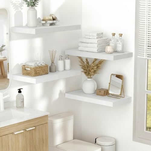 Vivelove 10 in Deep Floating Shelves 16” Set of 2 - Image 6