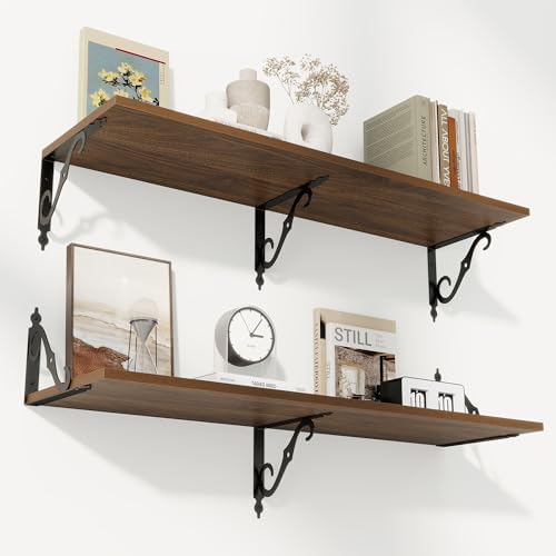 RICHFOCUS 12 Inch Deep Floating Shelves by RICHFOCUS