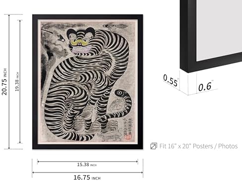 Poster Master Vintage Talismanic Tiger and Magpies Poster - Image 3