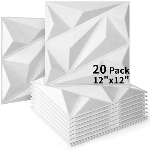 Art3dwallpanels 20 Pack Wall Panels Acoustic Soundproof by Art3dwallpanels