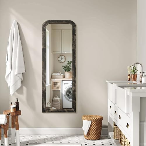 AAZZKANG Hanging Mirror Full Length Large Rectangle Wooden Framed 43"x14" - Image 6