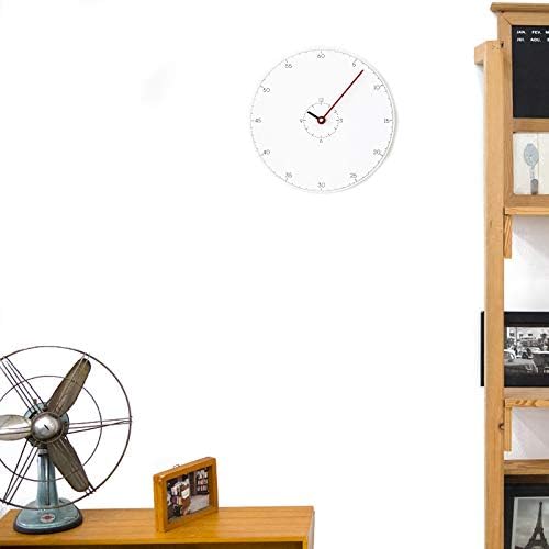 Stephanie Imports Modern Minimalist Thermometer Red Wall Clock - Image 3