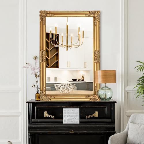 TRAHOME Vintage Gold Mirror for Wall - Image 6