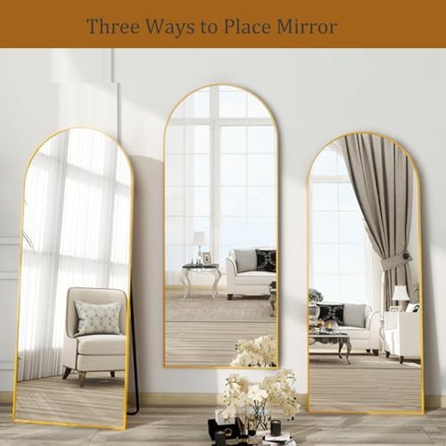 Dewfig Arched Full Length Mirror - Image 7