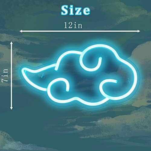 Dleouly Anime Neon Sign, LED Blue Cloud Neon Signs - Image 3
