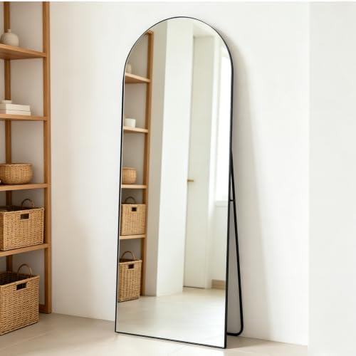 Arched Full Length Mirror, Wall Mounted or Leaning Dressing Mirror, Wall Mirror - Image 4