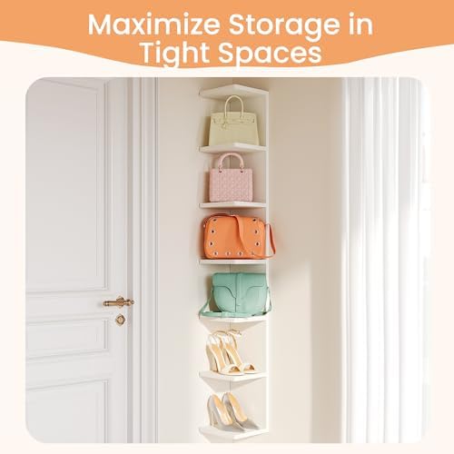 upsimples 7-Tier Floating Wall Shelf - Image 6