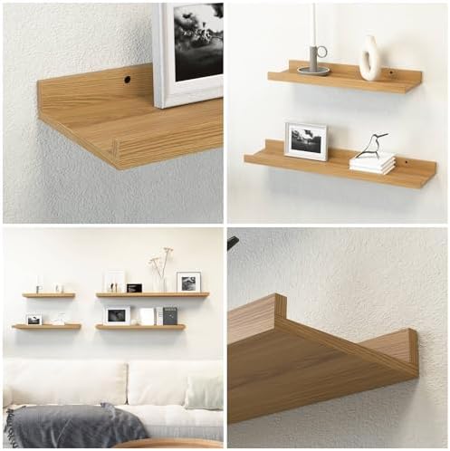 Boswillon Floating Shelves Set of 2, Long Wall Shelf - Image 4