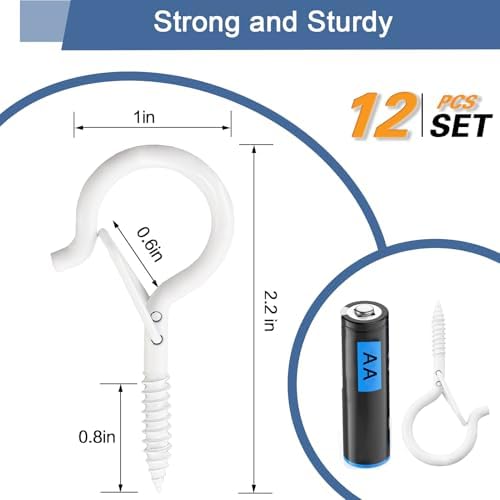 ADIIL Q Hanger Ceiling Screw Hooks - Image 6