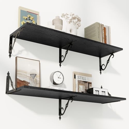 RICHFOCUS 12 Inch Deep Floating Shelves by RICHFOCUS
