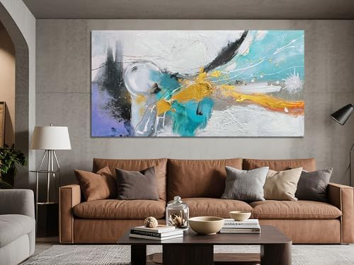 Arjun Large Abstract Wall Art Canvas - Image 3