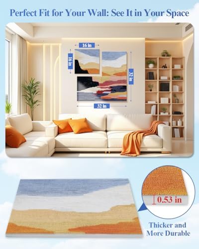 4 Pack Art Acoustic Panels, Decorative Sound Absorbing Wall Art - Image 2