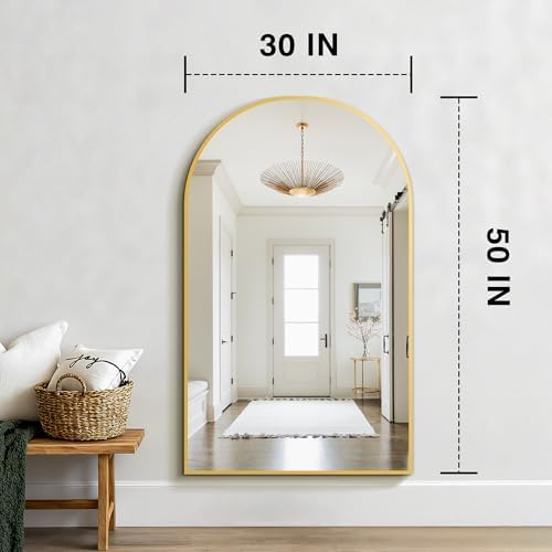 FICTOR 30" x 50" Arched Bathroom Vanity Mirror - Image 2