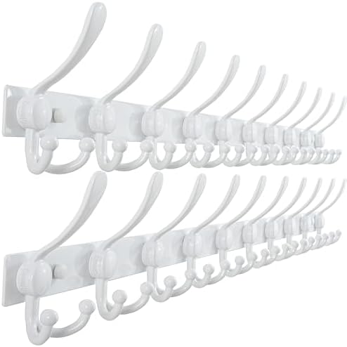 Dseap Coat Rack Wall Mount 37”, Heavy Duty 12-Gauge Base vs Flimsy 1mm by Dseap