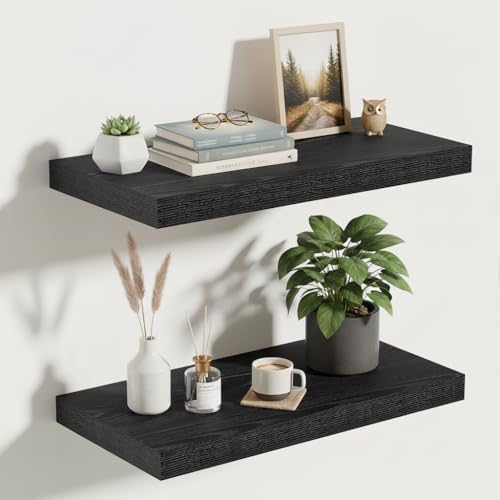 Vivelove 10 in Deep Floating Shelves 16” Set of 2 by VIVELOVE