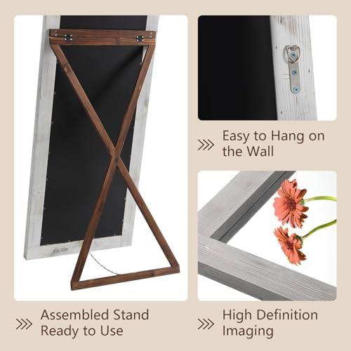 MirrMuse Rustic Farmhouse Full Length Mirror - Image 6