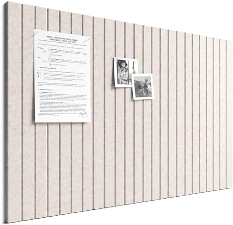 Bumusty 36"x 24" Large Felt Bulletin Board Tiles by BUMUSTY