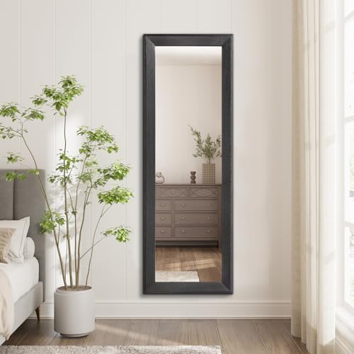 AAZZKANG Full Length Mirror Rectangle Wood Framed Large 47"x16" - Image 7