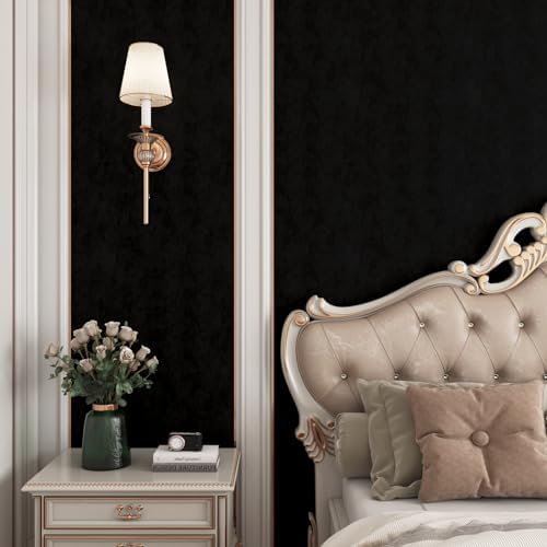 YENHOME Self Adhesive Velvet Flocking Liner Peel and Stick Wallpaper 24'' x - Image 2