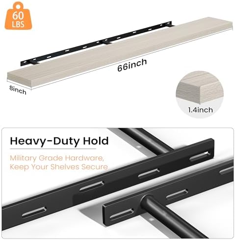 Fun Memories 66 Inch Floating Shelves - Image 4