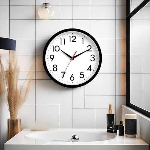 DAXSMY Wall Clock 8 Inch Silent Non-Ticking Battery Operated - Image 4