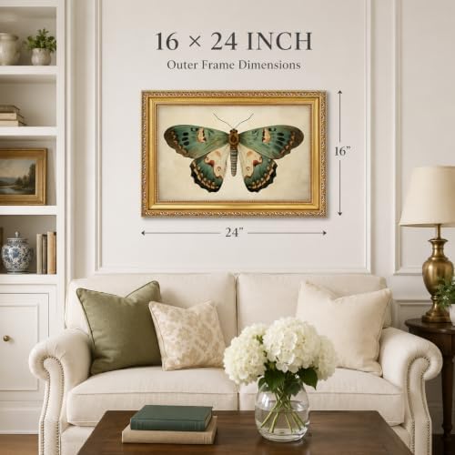 Vintage Butterfly Wall Art, 16x24 in - Image 4