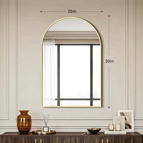 AMOISE Arched Bathroom Mirror for wall, 2 Pack 30"x20" Vanity Mirror - Image 3