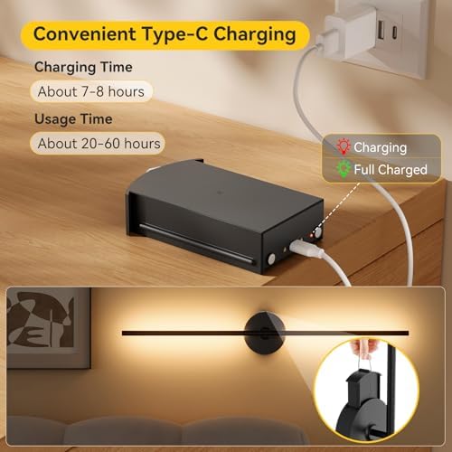 Battery Operated Wall Sconces Set of 2, Remote Control - Image 3