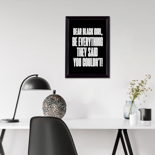 Be Everything They Said You Couldn't Motivational Canvas Wall Art, - Image 5
