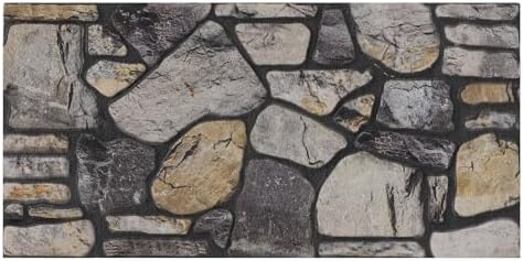 K&B Panels 3D Wall Panels, Stone Effect Styrofoam Wall Panelling Kit, by Unknown