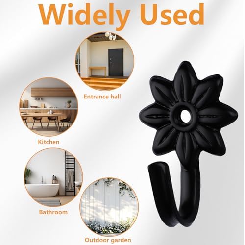 MOROBOR Flower Decorative Wall Hooks - Image 4