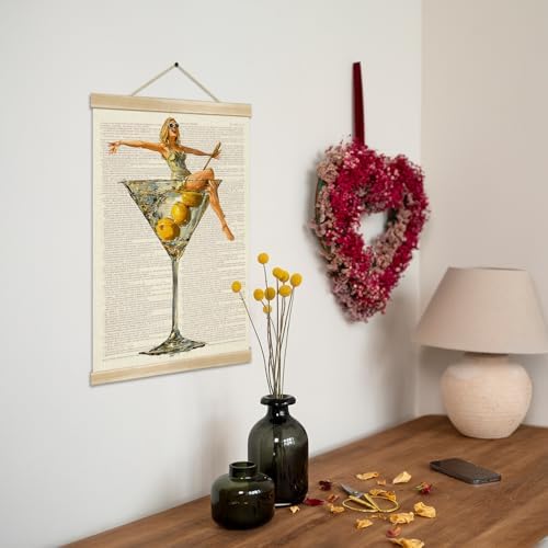 Martini Girl Wall Art, Vintage Glam Cocktail Poster, Retro Fashion Woman in - Image 7