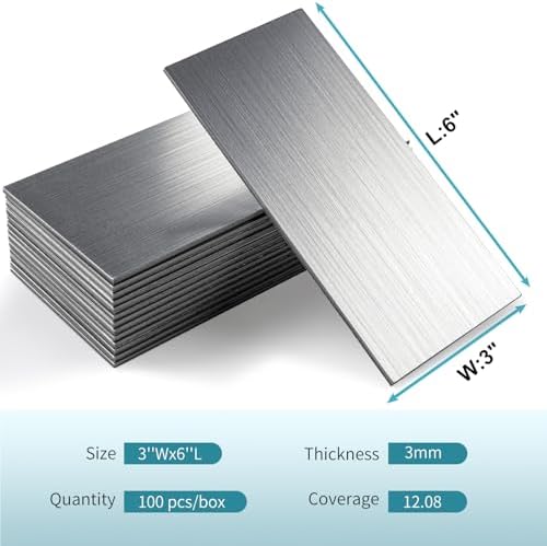 Vamos Tile 100-Pack Peel and Stick Backsplash Tile - Image 6