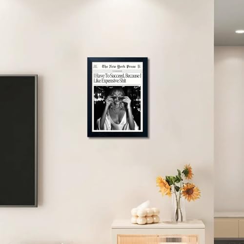 Framed New York Trends Wall Art Black And White Bedroom Decor Girl Room Decor - Image 4